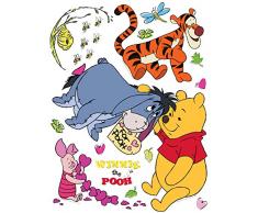 AG Design Disney Winnie Puuh Kinderzimmer Wand Sticker, PVC-Folie (Phtalate-Free), Mehrfarbig, 30 x 30 cm