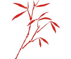 INDIGOS 4051095041689 Wandtattoo w335 Schilf Gras Wandauskleber in 3 Größen, 120 x 97 cm, rot