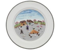 Villeroy & Boch Design Naif Speiseteller Hühnerhof, Premium Porzellan