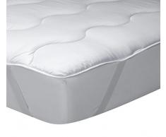 Classic Blanc - Topper / Matratzenauflage aus Fasern, mittel bis hart, Größe 140 x 200 cm, Höhe 3 cm, Bett 140
