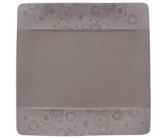 Villeroy & Boch 10-4511-2641 Modern Grace Grey Frühstücksteller, 23x23 cm, Premium Bone Porzellan