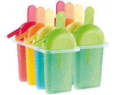 Rosenstein & SÃ¶hne Eis am Stiel Bereiter: Form fÃ¼r selbstgemachtes Eis am Stiel mit Trinkhalm (Kinder-Eis-Bereiter)