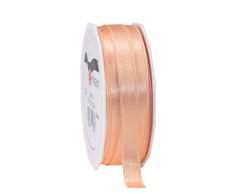 Präsent - SATIN Geschenkband - apricot - 25-m-Spule 10 mm