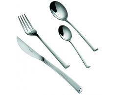 Bugatti in-077s65mb Caprera Besteckgarnitur, 49-teilig Tafelservice, Stahl 50 x 34 x 10 cm