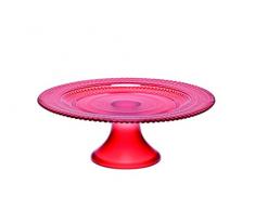 Bitossi Home Etagere Glas H.7,5 Ø 21 rot