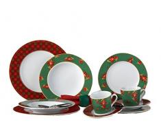 CreaTable, 16491, Serie Country British Style, Kaffeeservice 18-teilig