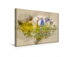 Calvendo Premium Textil-Leinwand 45 cm x 30 cm quer, Golf ist wunderbar | Wandbild, Bild auf Keilrahmen, Fertigbild auf echter Leinwand, Leinwanddruck: EIN Liebe Golf von Peter Roder Sport Sport