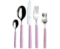 Mepra Fantasia Küchenset mit Haken, 6-teilig 36-teiliges Besteck-Set rose