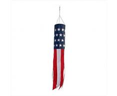 Produtos Profissionais de Elite 101,6 cm Stabiler Patriotische Amerikanische Flagge Stars & Stripes Windsack mit Gestickte Sterne