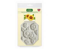Sonnenblumen Silikonform für Kuchen dekorieren, Handwerk, Cupcakes, Sugarcraft, Süßigkeiten, Kartenherstellung und Ton, lebensmittelecht genehmigt, Made in UK, Sonnenblumen