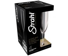 Sektglas aus unzerbrechlichem Polycarbonat - Champagner Flut, 166 ml (4 Stück)