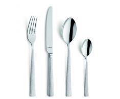 Amefa JEWEL 8010 Besteck-Set für 6 Personen, rostfrei, poliert & spülmaschinenfest, hochwertige Griffe mit Diamantdekor, Tafelbesteck, Essbesteck mit Aufbewahrungs-Box