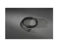 Konstsmide 2377-000 10m Verlängerungskabel für LED Biergartenlichterketten (2378; 2379) / für Außen / schwarzes Kabel