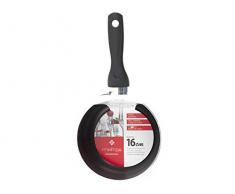 Home Maitre Schmortopf zylindrisch mit Griff, Antihaftbeschichtung, 16 cm, Aluminium, anthrazit/schwarz