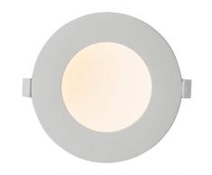 Orbita LED Einbauleuchte Ø15cm fest in weiß, 12 Watt, 1100 Lumen, 3000 Kelvin