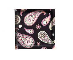 PLATEX 4036361096 Kaschmir James Tablett schwarz Acryl 36 x 36 x 2 cm