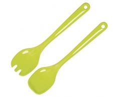 WACA Kunterbunt Salatbesteck, 2-TLG, Polybutylenterephthalat, Apfelgrün