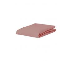 ESSENZA Spannbettlaken Satin Uni Baumwollsatin Rosa, 90x210