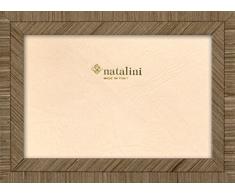 Natalini BIANTE Grigio 10X15 Bilderrahmen mit Unterstützung für Tisch, Tulipwood, Grau, 10 X 15 X 1,5