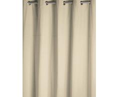 Sealskin Textil Duschvorhang Coloris, Farbe: Ecru, B x H: 180 x 200 cm