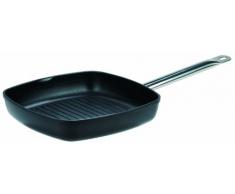 GSW 164283 GastroTraditionell TITANIUM Grillpfanne mit Edelstahlgriff - 28cm