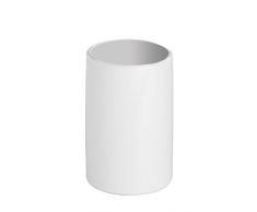 Wenko 19297100 Polaris White Zahnputzbecher-/ ZahnbÃ¼rstenhalter, fÃ¼r ZahnbÃ¼rste und Zahnpasta, Keramik, 7 x 11 x 7 cm, WeiÃ