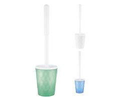 Spirella WC Bürste Klobürste Toilettenbürste hochwertig „Pool“ ØxH: 11 x 44cm - Grün