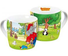 Benjamin Blümchen 13595 Zoo Tasse, Porzellantasse, Kaffeetasse, Porzellan, 250 milliliters