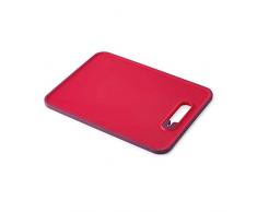 Joseph Joseph Slice und Sharpen - Brett groß mit Messerschärfer, Kunststoff, rot