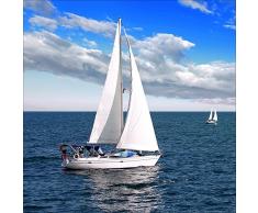 Pro-Art gla670a Wandbild Glas-Art sailing trip II, 30 x 30 cm
