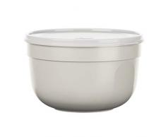 Emsa N1082000 Superline Frischhaltedose, Schüssel: Kunststoff (PP), Pudergrau 23,5 x 23,5 x 14,8 cm, 4,0 L