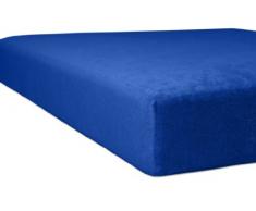 Kneer Spannbettlaken, Baumwoll-Mischgewebe, Kobalt, 180 cm x 200 cm