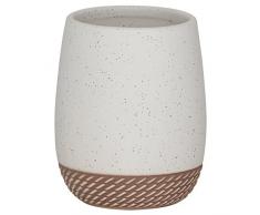 Sealskin Becher Braid, aus natürlichem Porzellan, Farbe: Sand