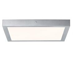 Paulmann 706.51 WallCeiling Lunar LED-Panel 400x400mm 21,8W 230V Chrom matt Alu 70651 Deckenaufbauleuchte Deckenleuchte Deckenlampe