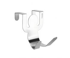 Tiger Handtuchhalter Bademantelhalter, Metall, Mehrfarbig, 6.5 x 5.5 x 6.4 cm