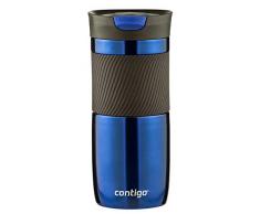 Contigo Thermobecher Byron Snapseal, Edelstahl Isolierbecher, Kaffebecher to go, auslaufsicher, spülmaschinenfester Deckel BPA-frei, 470 ml