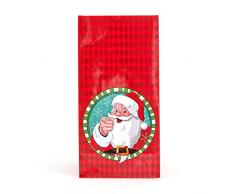 pajoma Adventskalender Santa Claus, 1 x 24 Tüten zum Befüllen, inkl. Zahlensticker