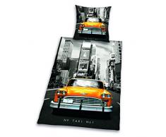 Close Up New York Taxi Bettwäsche Yellow Cab (80x80cm/135x200cm)