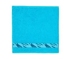 frottana Shadow Seiftuch 30 x 30 cm aus 100% Baumwolle, turquoise