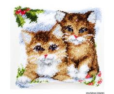 Vervaco Knüpfkissen mit Knüpfhaken, Multi Colored