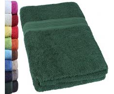 Nature Mark Saunatuch, 100% Baumwolle, Dunkel grün, 80x200 cm