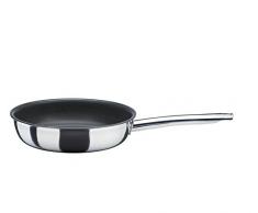 Spring 1484886028 Vulcano Classic Bratpfanne XL hoch, Edelstahl, silber, 8,4 x 29,4 x 52,6 cm