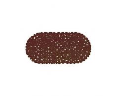 MSV 140883Â Pebbles Badewanneneinlage PVC Schokolade 35Â x 68Â x 0,1Â cm