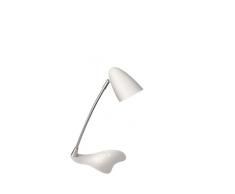 Massive 673123110 Schreibtischleuchte, GU10, Metall, weiÃ, 16,6 x 33,4 cm