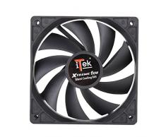 ITEK Xtreme Flow PC-Gehäuse Lüfter – Lüfter, refoidisseurs und Heizkörper (PC-Gehäuse, Lüfter, 12 cm, 1200 U/min, 23,4 DB, 43,2 CFM)
