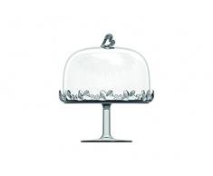 Guzzini, Tortenplatte Mit Fuss Und Haube Love, Ø18,4 x h21 cm