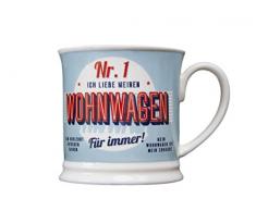 GEFU 195000036 Becher, Porzellan, mehrfarbig, 12 x 8,7 x 8,7 cm