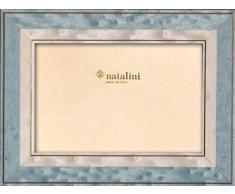 Natalini Lorena AZZURROBIANCO 13X18 Bilderrahmen mit Unterstützung für Tisch, Tulipwood, Hell-blau, 13 X 18 X 1,5
