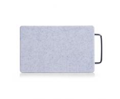 Zeller 26030 Schneidebrett mit Chromgriff, Kunststoff 15.5 x 1.2 x 25 cm