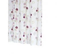 RIDDER 42391-350 Duschvorhang Textil ca. 180 x 200 cm, Soaring lila inklusive Ringe